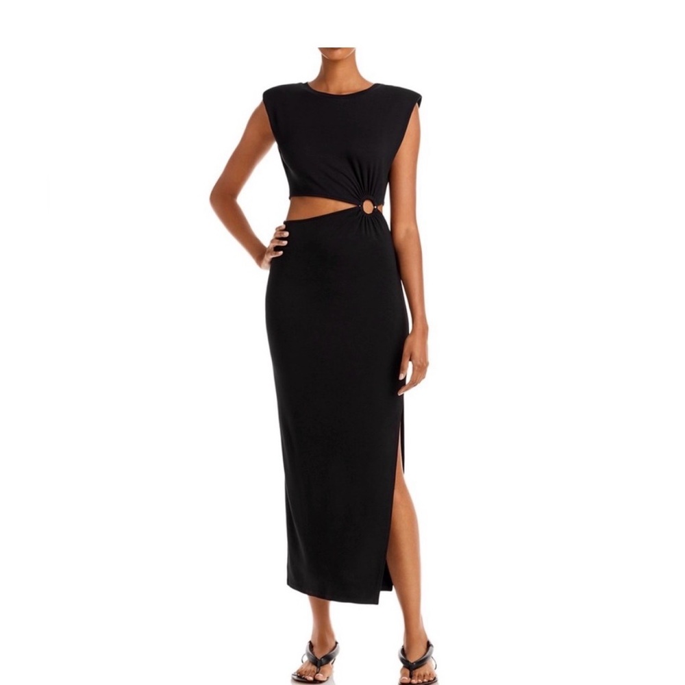 FORE CUT OUT MIDI DRESS